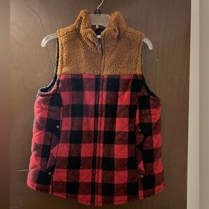 Maurice’s women’s plaid vest